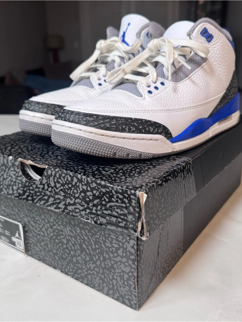 Air Jordan Retro 3 “Racer Blue” (CT8532-145) Men’s Size 11